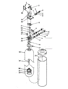 Tank Filter parts for Kenmore Faucet Water Filter 625.340250 (625340250, 625 340250) from AppliancePartsPros.com