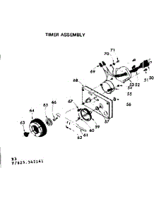 Timer Assembly parts for Kenmore Faucet Water Filter 625.342141 (625342141, 625 342141) from AppliancePartsPros.com