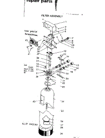 Filter Assembly parts for Kenmore Faucet Water Filter 625.342142 (625342142, 625 342142) from AppliancePartsPros.com