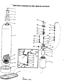 Unit Parts parts for Kenmore Faucet Water Filter 625.342170 (625342170, 625 342170) from AppliancePartsPros.com