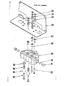 Valve Cap Assembly parts for Kenmore Faucet Water Filter 625.34221 (62534221, 625 34221) from AppliancePartsPros.com