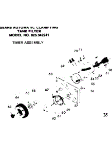 Timer Assembly parts for Kenmore Faucet Water Filter 625.342241 (625342241, 625 342241) from AppliancePartsPros.com