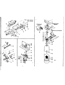 Functional Replacement Parts / 34210 parts for Kenmore Faucet Water Filter 625.34240 (62534240, 625 34240) from AppliancePartsPros.com
