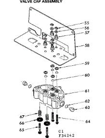 Valve Cap Assembly parts for Kenmore Faucet Water Filter 625.34242 (62534242, 625 34242) from AppliancePartsPros.com