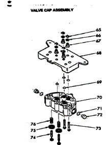 Valve Cap Assembly parts for Kenmore Faucet Water Filter 625.342440 (625342440, 625 342440) from AppliancePartsPros.com