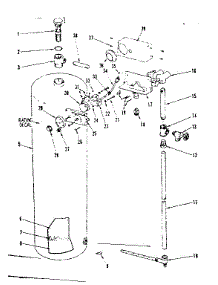 Filter Assembly Complete parts for Kenmore Faucet Water Filter 6253451 from AppliancePartsPros.com