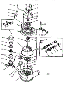 Valve Assembly parts for Kenmore Faucet Water Filter 625.348260 (625348260, 625 348260) from AppliancePartsPros.com