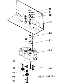 Valve Cap Assembly parts for Kenmore Faucet Water Filter 625.349101 (625349101, 625 349101) from AppliancePartsPros.com