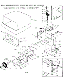 Timer Assembly parts for Kenmore Faucet Water Filter 625.349201 (625349201, 625 349201) from AppliancePartsPros.com