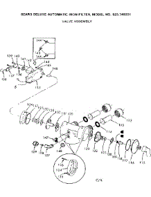 Valve Assembly parts for Kenmore Faucet Water Filter 625.349201 (625349201, 625 349201) from AppliancePartsPros.com