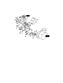 Frame Components parts for Murray Gas Snowblower 627104X8A from AppliancePartsPros.com