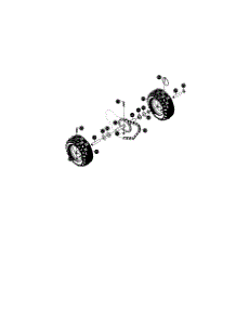 Wheels Assembly parts for Murray Gas Snowblower 627104X8A from AppliancePartsPros.com