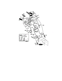 Handle Assembly parts for Murray Gas Snowblower 627104X8A from AppliancePartsPros.com
