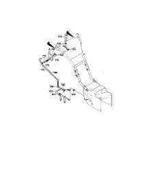 Handle Assembly parts for Murray Gas Snowblower 627104X8A from AppliancePartsPros.com