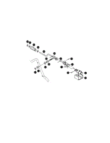 Chute Rod Assembly parts for Murray Gas Snowblower 627104X8A from AppliancePartsPros.com