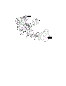 Frame Components parts for Murray Gas Snowblower 627804X6A from AppliancePartsPros.com
