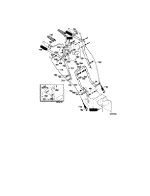 Handle Assembly parts for Murray Gas Snowblower 627804X6A from AppliancePartsPros.com