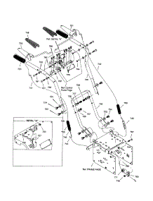 Handle parts for Murray Gas Snowblower 627804X6C from AppliancePartsPros.com