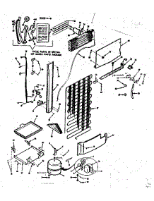 Refrigerator Unit Parts parts for Kenmore Refrigerator 628.7626520 (6287626520, 628 7626520) from AppliancePartsPros.com