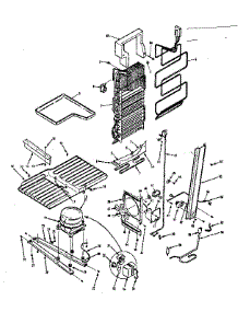 Unit parts for Kenmore Refrigerator 628.7630610 (6287630610, 628 7630610) from AppliancePartsPros.com