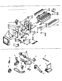Icemaker parts for Kenmore Refrigerator 628.7630660 (6287630660, 628 7630660) from AppliancePartsPros.com