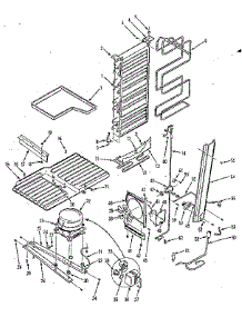 Unit Parts parts for Kenmore Refrigerator 628.7631610 (6287631610, 628 7631610) from AppliancePartsPros.com