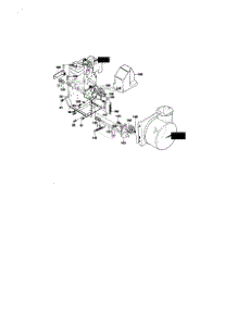 Frame Components parts for Murray Gas Snowblower 629104X6A from AppliancePartsPros.com