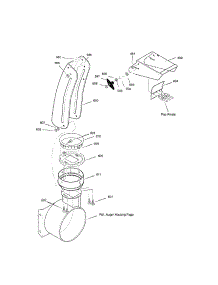 Discharge Chute parts for Murray Gas Snowblower 629108X61D from AppliancePartsPros.com