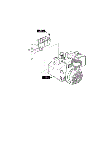 Muffler Guard parts for Murray Gas Snowblower 629108X61D from AppliancePartsPros.com