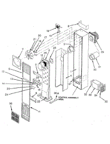 Cabinet And Body Assembly parts for Sears Furnace 629776891 from AppliancePartsPros.com