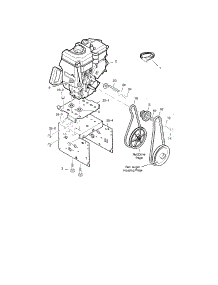 Engine parts for Murray Gas Snowblower 629904X54A from AppliancePartsPros.com