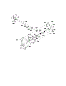 Gear Case Assembly parts for Murray Gas Snowblower 629904X54A from AppliancePartsPros.com