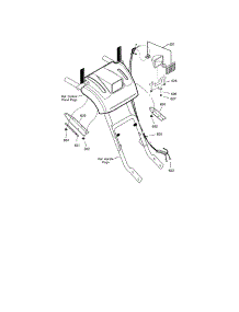 Headlight parts for Murray Gas Snowblower 629904X54A from AppliancePartsPros.com