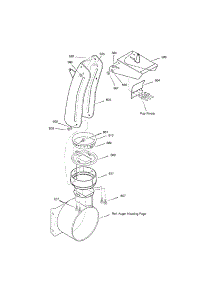 Discharge Chute parts for Murray Gas Snowblower 629904X54A from AppliancePartsPros.com