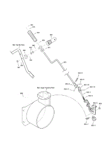 Chute Rod parts for Murray Gas Snowblower 629904X54A from AppliancePartsPros.com