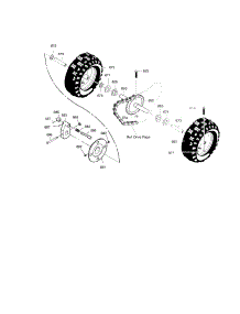 Wheels parts for Murray Gas Snowblower 629904X54A from AppliancePartsPros.com
