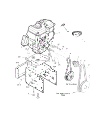 Engine parts for Murray Gas Snowblower 629909X54B from AppliancePartsPros.com