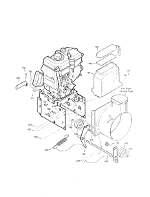 Frame parts for Murray Gas Snowblower 629909X54B from AppliancePartsPros.com