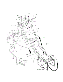 Handle parts for Murray Gas Snowblower 629909X54B from AppliancePartsPros.com