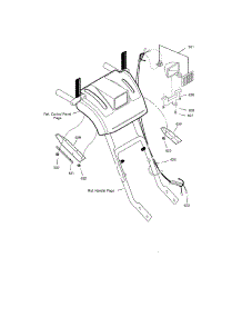 Headlight parts for Murray Gas Snowblower 629909X54B from AppliancePartsPros.com