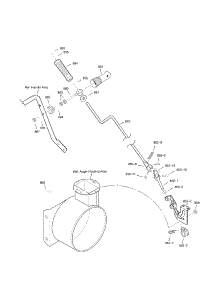 Chute Rod parts for Murray Gas Snowblower 629909X54B from AppliancePartsPros.com
