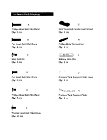 Hardware parts for Kenmore Gas Grill 640.-01331376-2 (640-01331376-2, 640 -01331376-2) from AppliancePartsPros.com