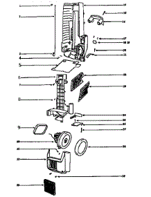 Unit Parts parts for Eureka Upright Vacuum 6404AT from AppliancePartsPros.com