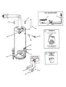 Water Heater parts for Reliance Gas Water Heater 640CODS from AppliancePartsPros.com