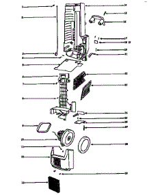 Unit Parts parts for Eureka Upright Vacuum 6425AT from AppliancePartsPros.com