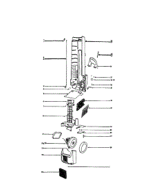 Motor Cover / Rear Housing parts for Eureka Upright Vacuum 6436ATV from AppliancePartsPros.com