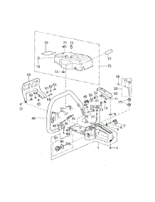 Handle / Cover parts for Solo Gas Chainsaw 650 DEKO from AppliancePartsPros.com