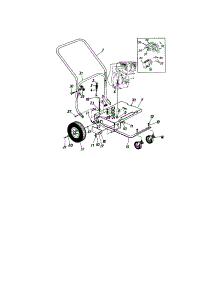 Handle / Wheels / Muffler parts for Troy-Bilt Gas Leaf Blower 654 from AppliancePartsPros.com