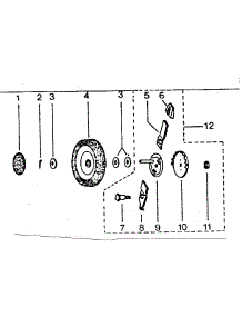Wheel Assembly parts for Aircap Gas Walk-Behind Mower 6581 from AppliancePartsPros.com