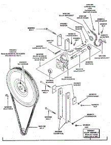 Idler Drive Components parts for Huebsch Dryer 65CG from AppliancePartsPros.com